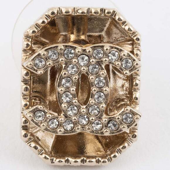 CHANEL Authentic Gold Earrings